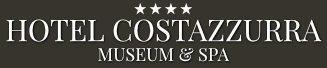Logo dell'Hotel Costazzurra Museum & Spa con quattro stelle.