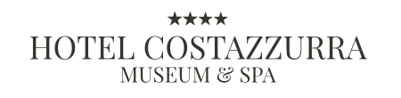 Logo dell'Hotel Costazzurra Museum & Spa con quattro stelle.